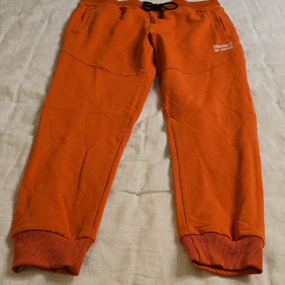 Aho Primo Joggers with Elastic Cuffs. Orange. - Picture 4 of 13